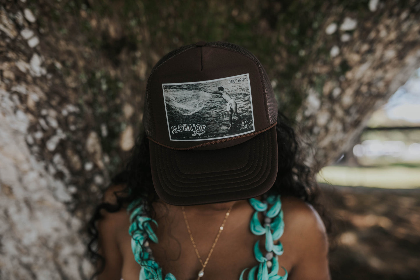 One Throw Trucker Hat—throw net