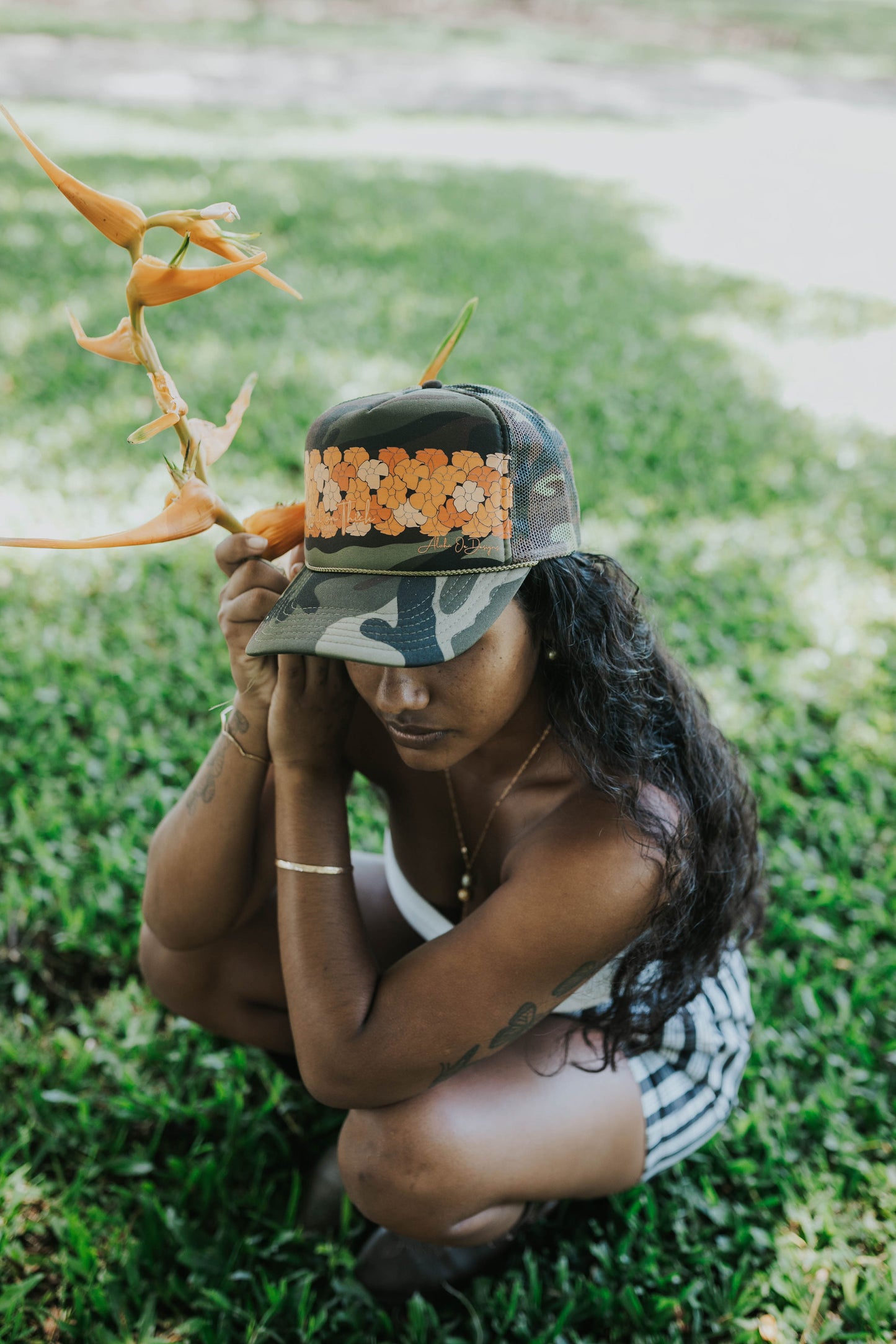 Lei It on Thick Trucker Hat