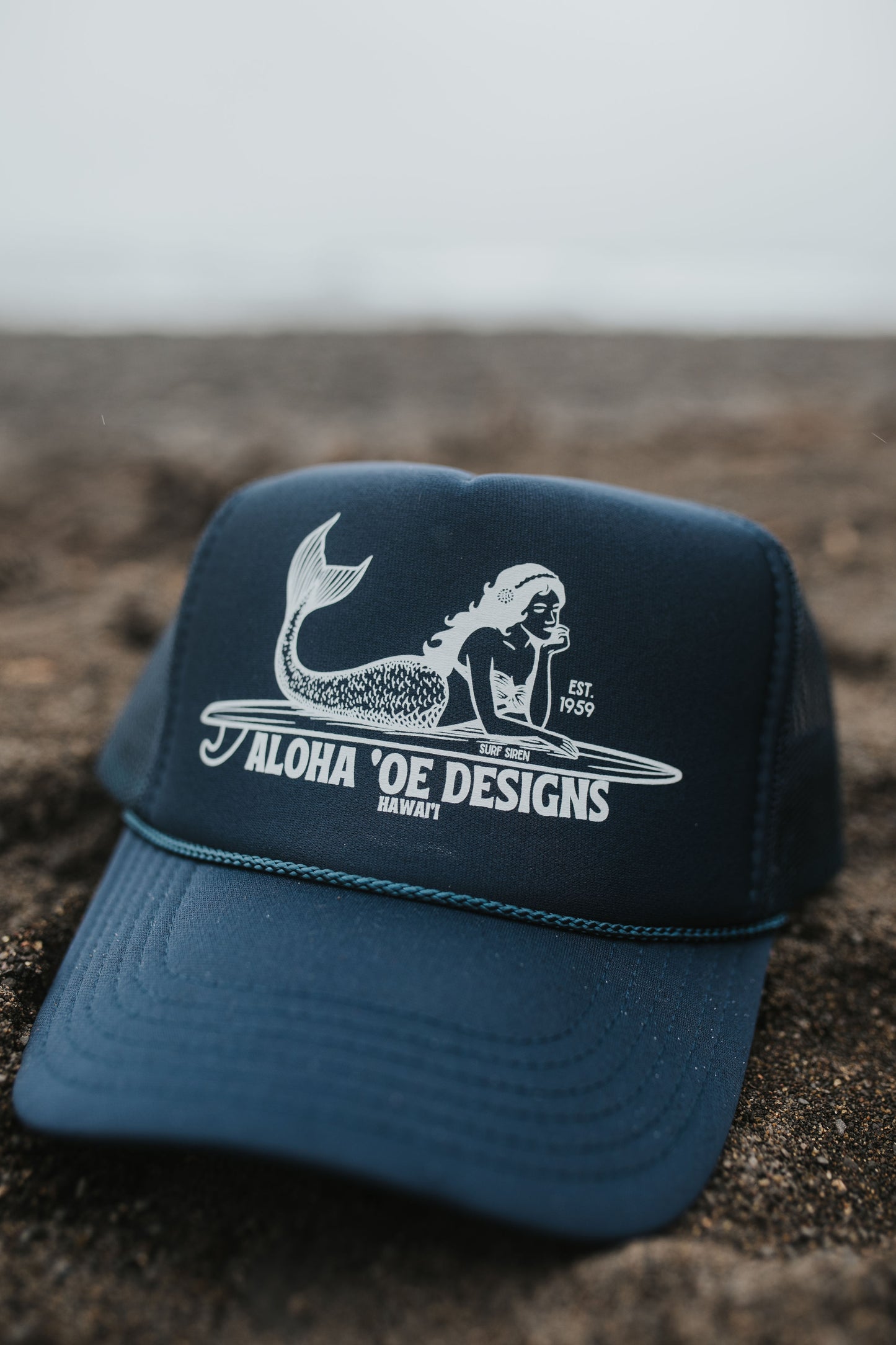 Surf Siren Mermaid Surfer Hat by Aloha ‘Oe Designs