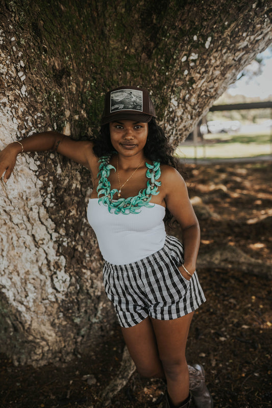One Throw Trucker Hat—throw net