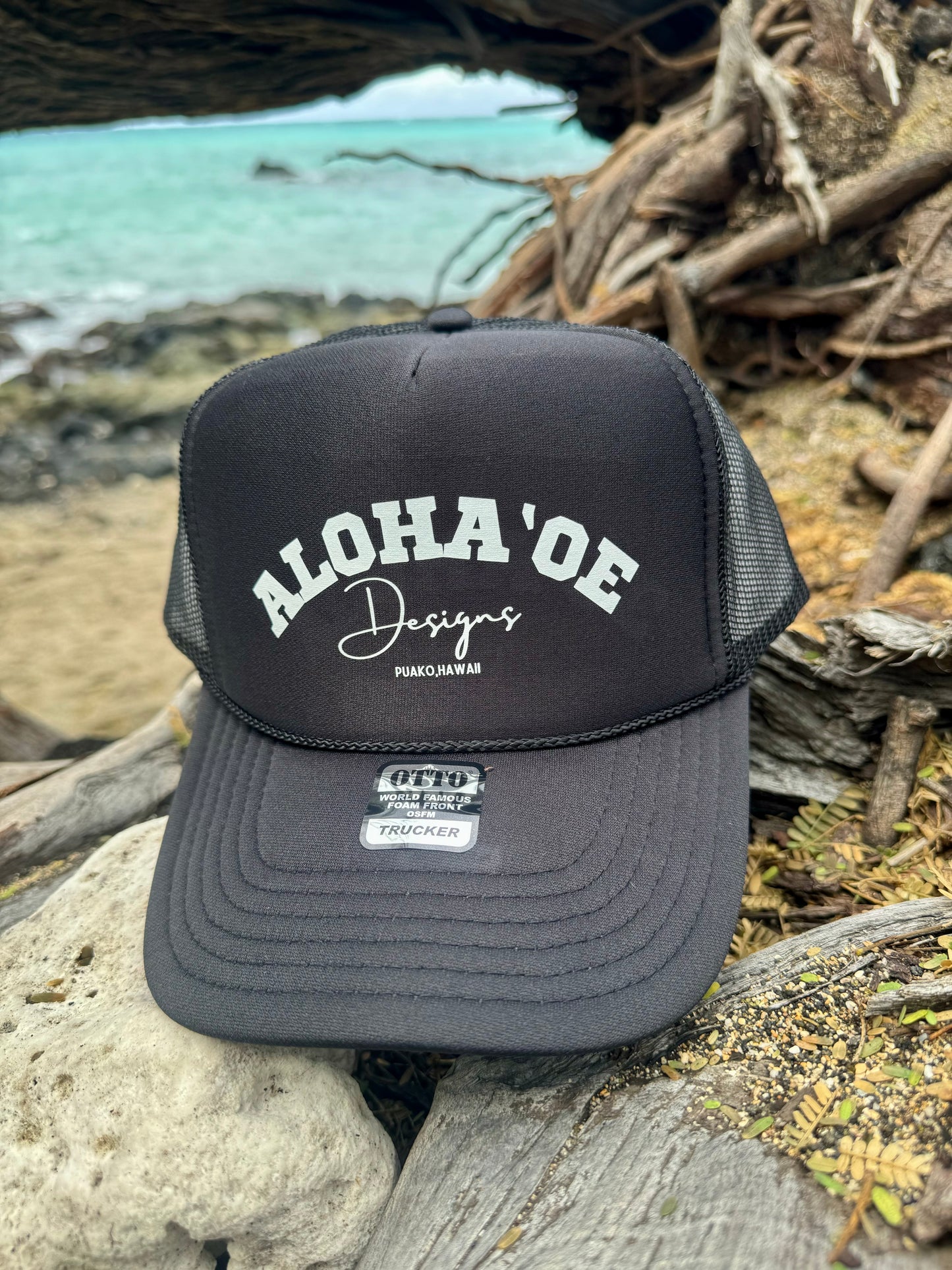 Aloha ‘Oe Designs Puako, Hawaii Trucker Hat