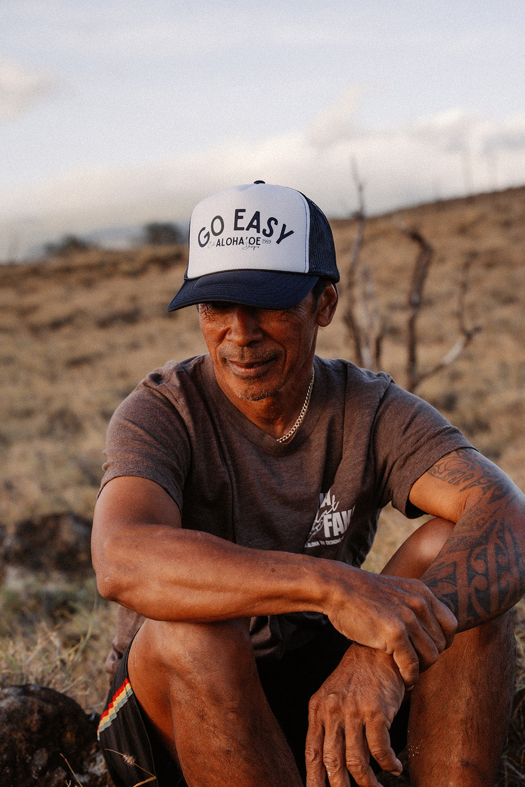 Go Easy Trucker Hat by Aloha ‘Oe Designs