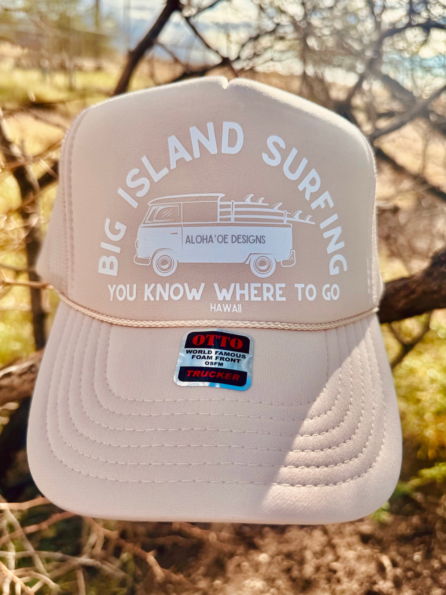 Big Island Surfing Aloha ‘Oe Trucker Hat