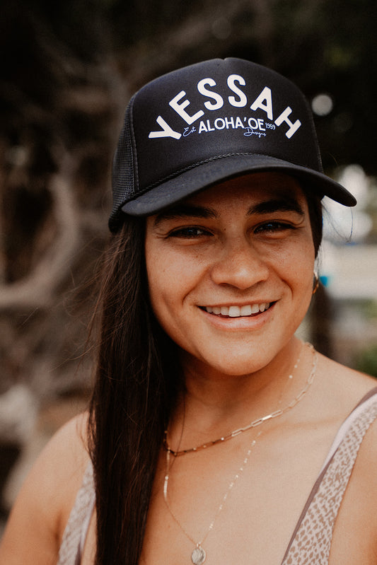 Yessah Trucker Hat by Aloha ‘Oe Designs