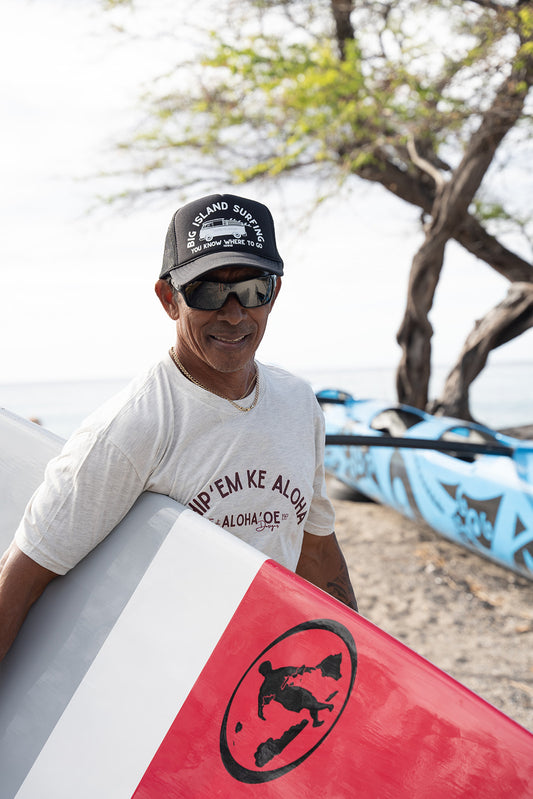 Big Island Surfing Aloha ‘Oe Trucker Hat