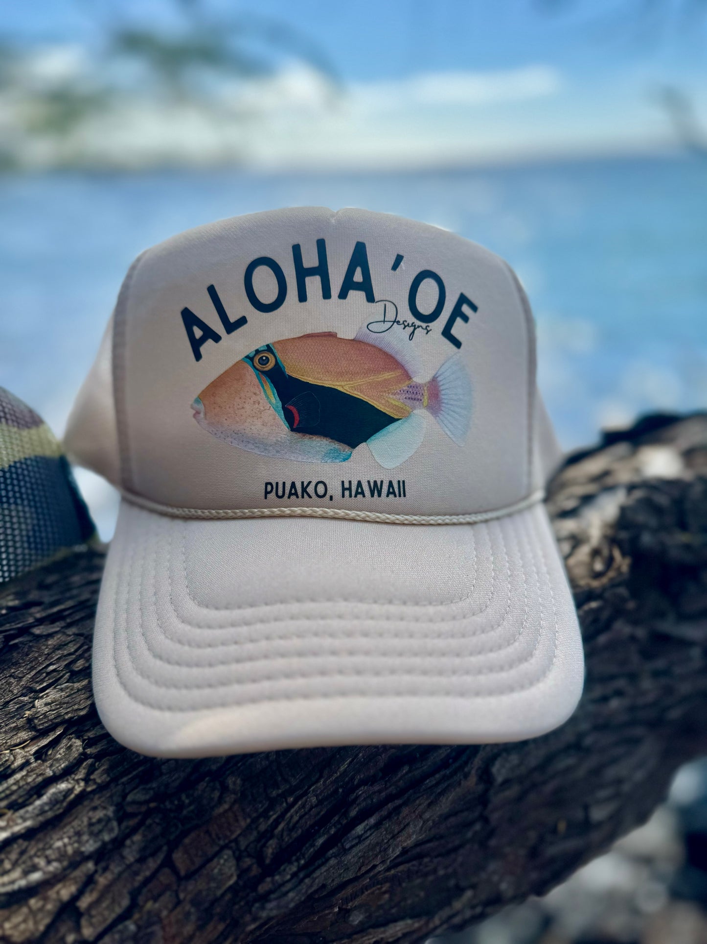 Humuhumunukunukuapua’a Trucker Hat by Aloha ‘Oe Designs