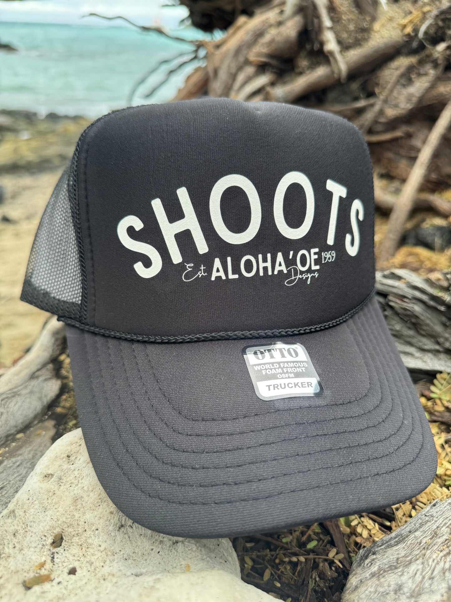 Shoots Trucker Hat by Aloha ‘Oe Designs