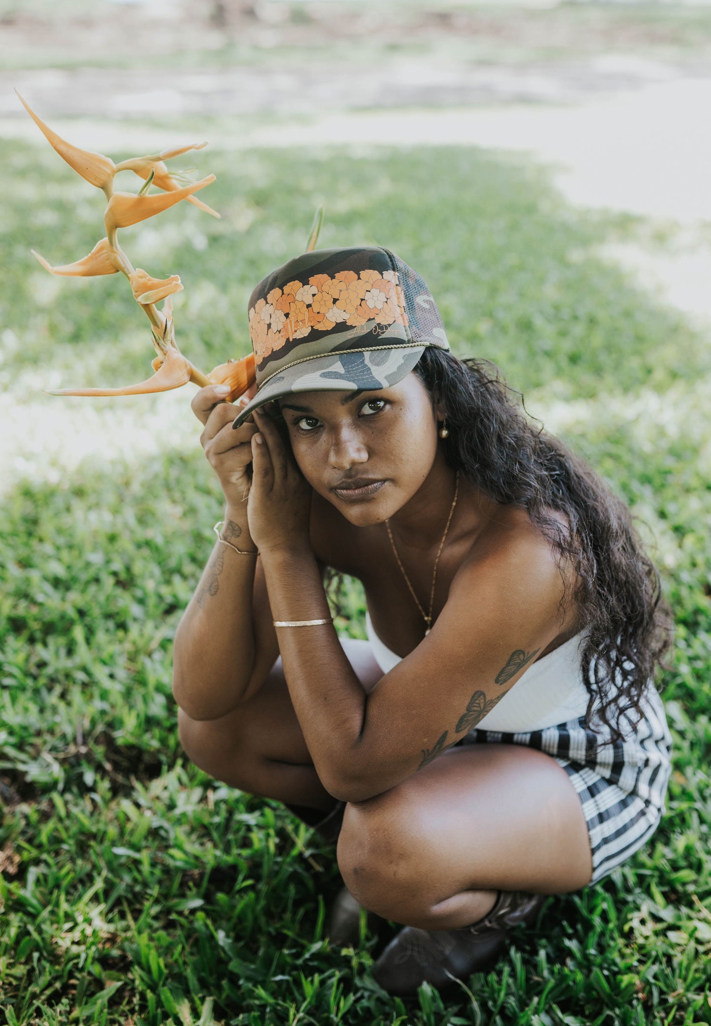 Lei It on Thick Trucker Hat