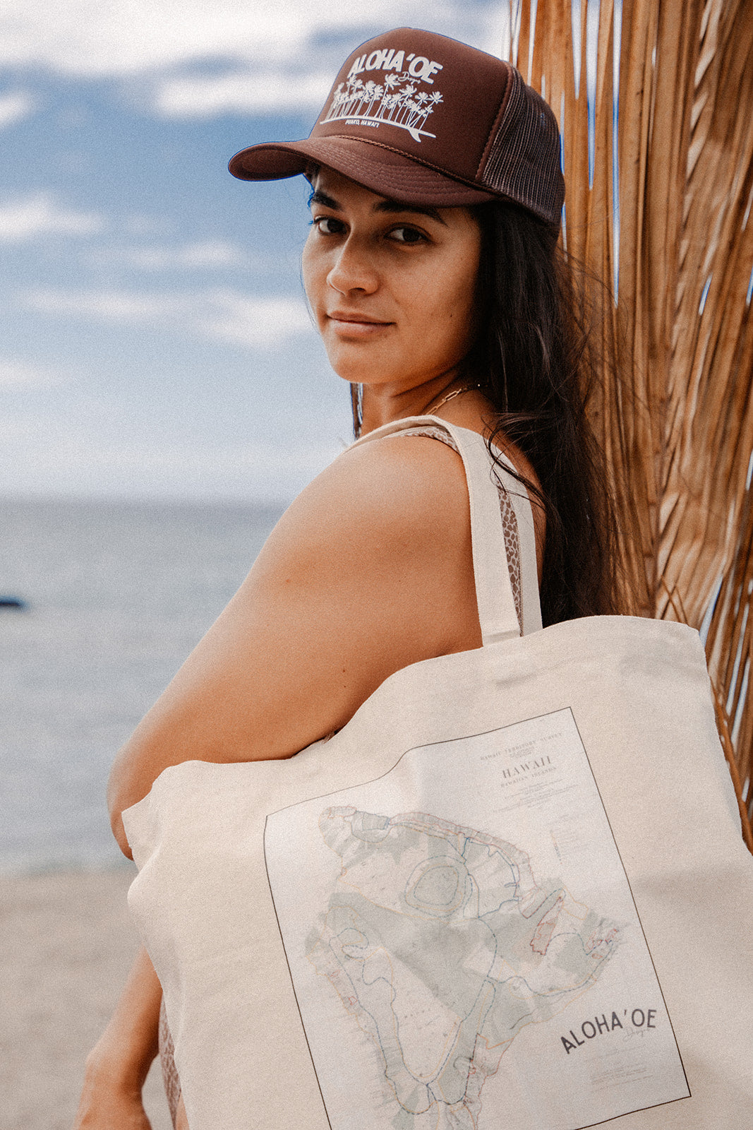 Hawaii Territory Survey Map canvas Tote by Aloha ‘Oe Designs