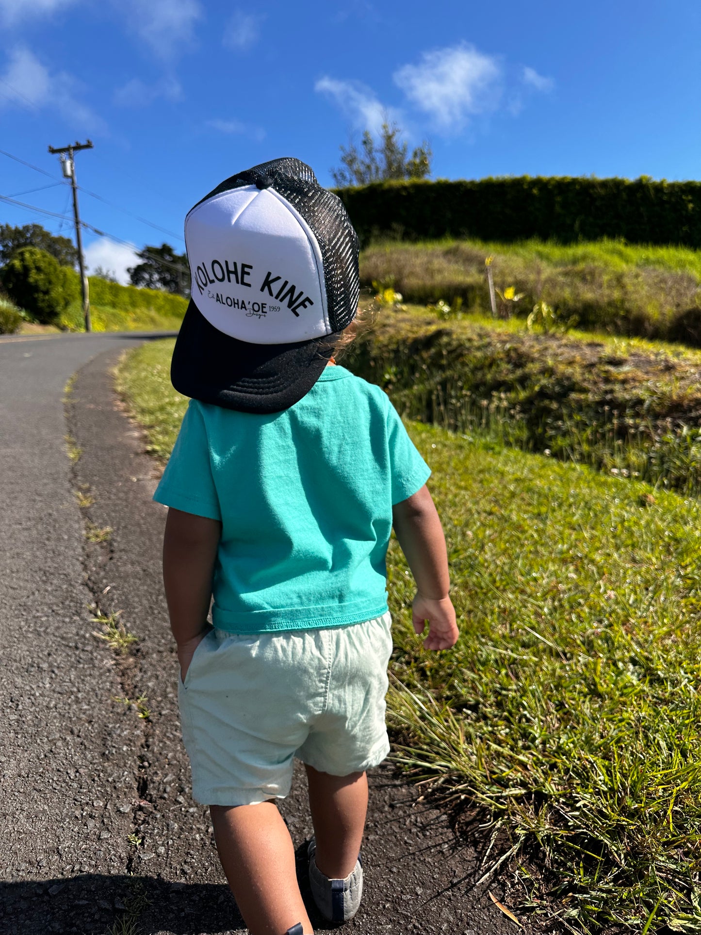 Keiki Kolohe Kine trucker hat by Aloha ‘Oe Designs