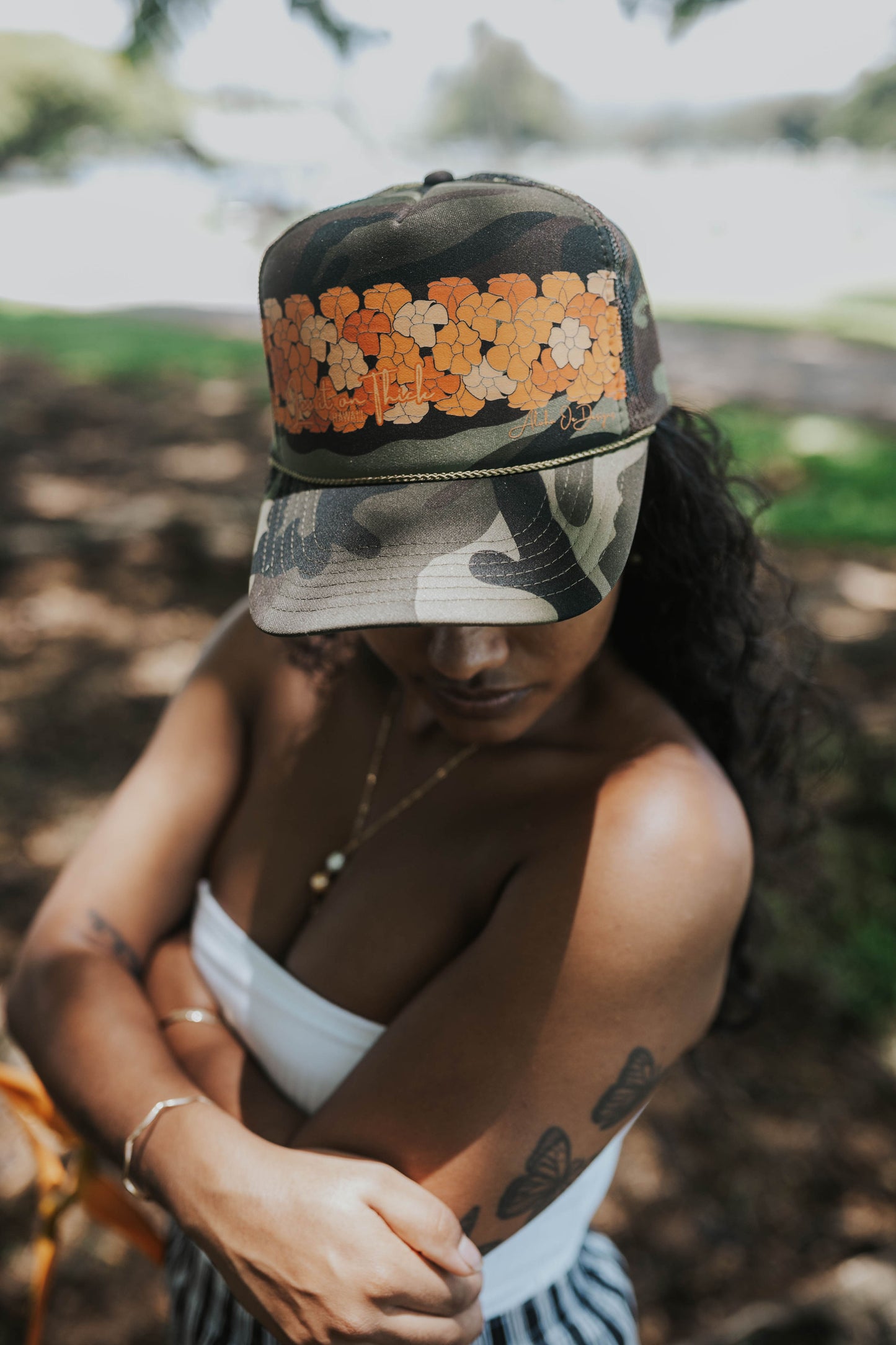 Lei It on Thick Trucker Hat
