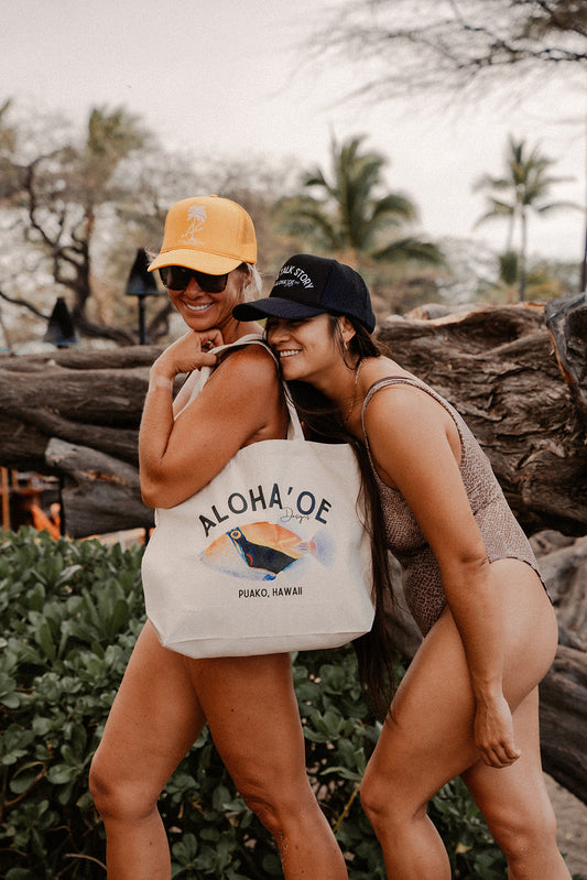 Humuhumunukunukuapua’a Canvas Tote by Aloha ‘Or Designs