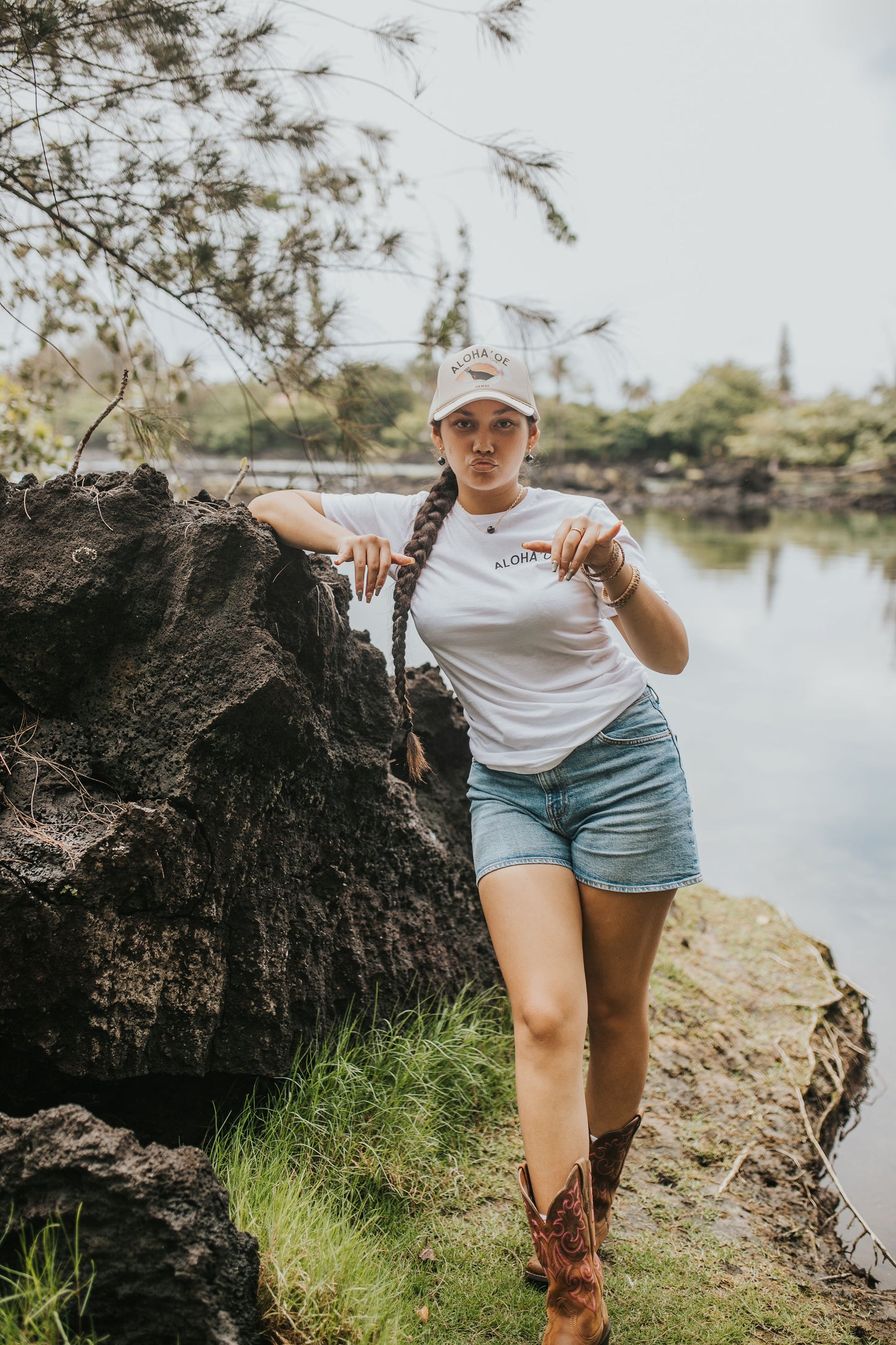 Humuhumunukunukuapua’a Trucker Hat by Aloha ‘Oe Designs