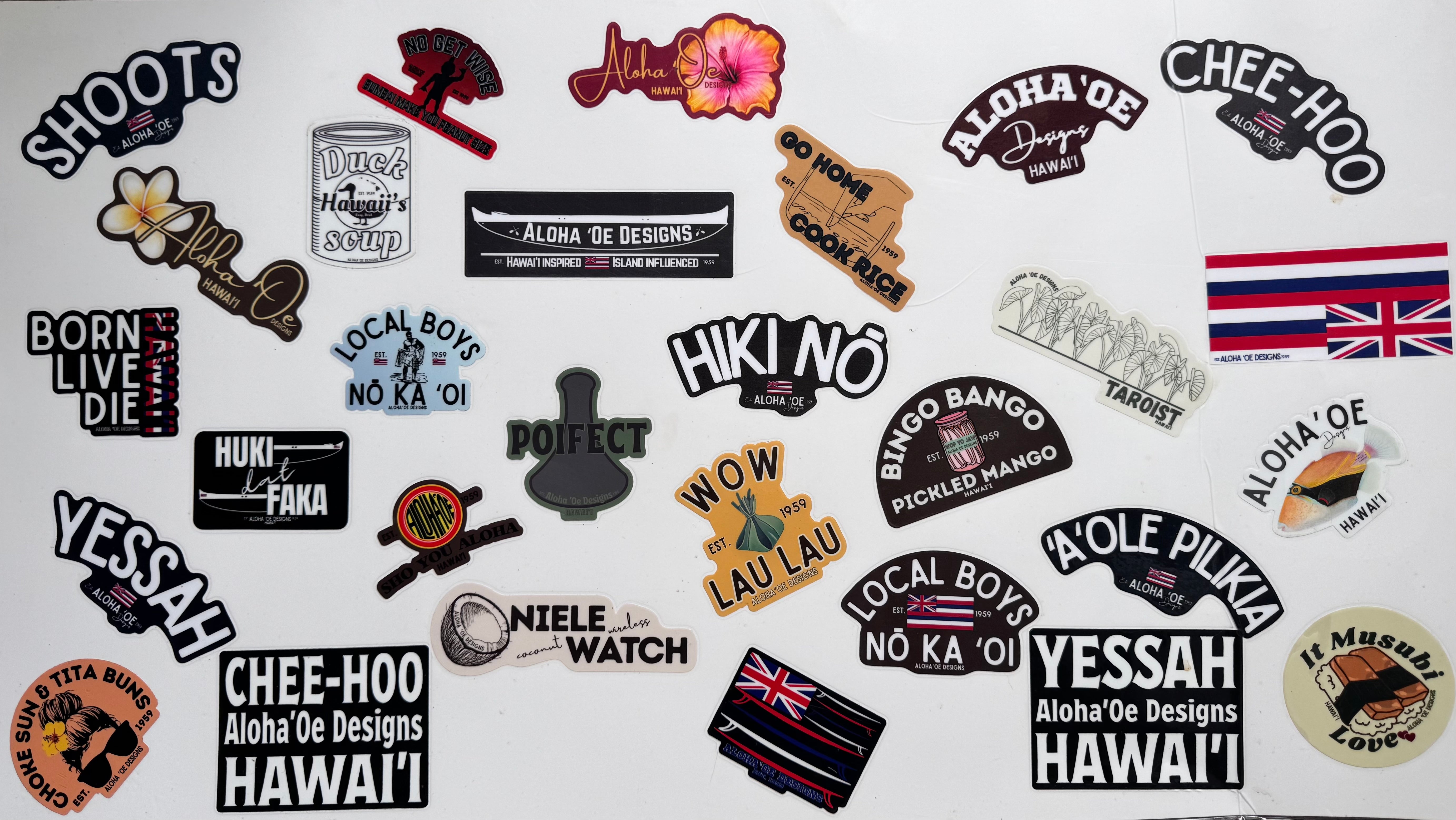 Stickers – Aloha ‘Oe Designs