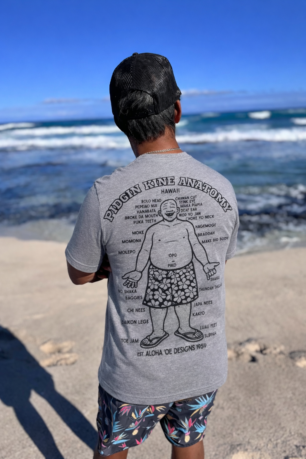 Pidgin Kine Anatomy Tshirt
