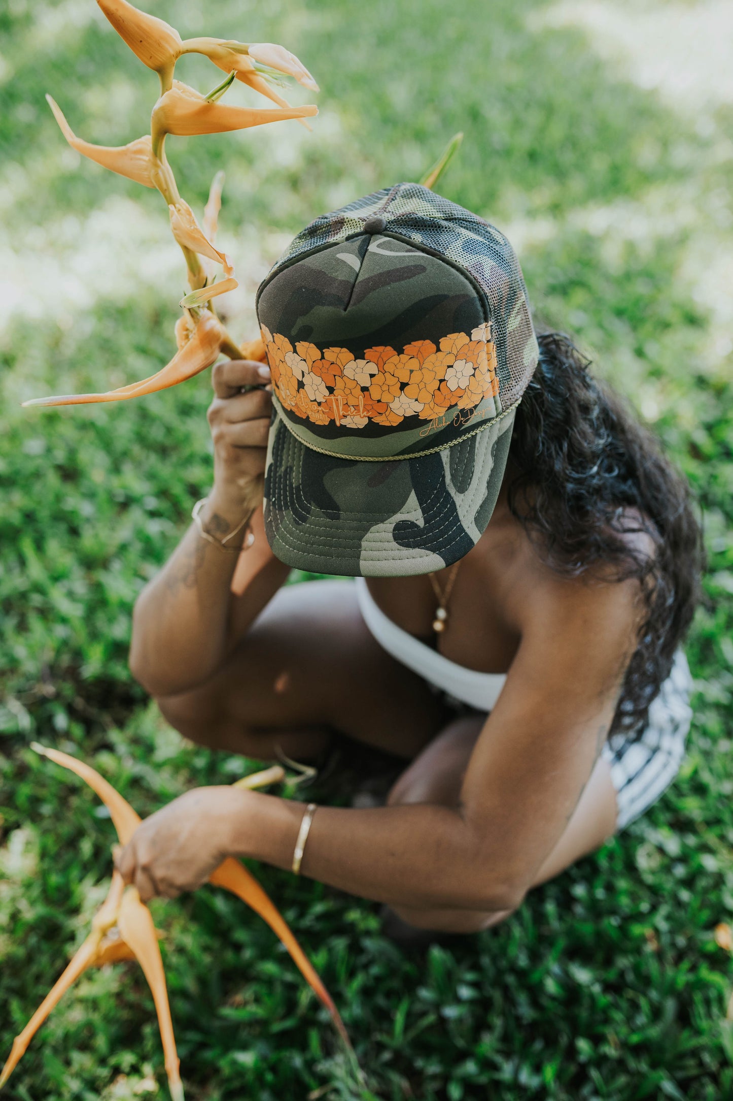 Lei It on Thick Trucker Hat