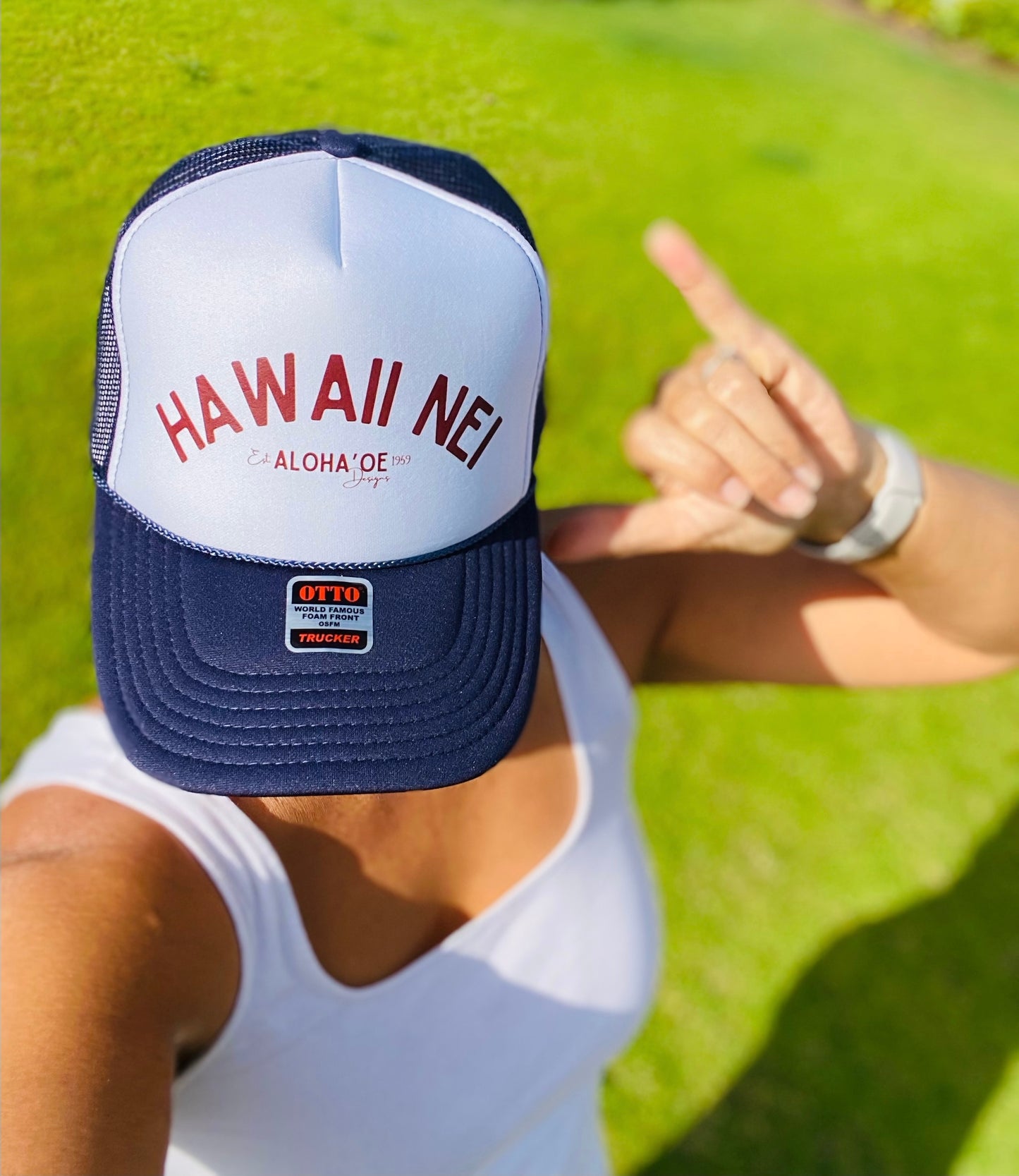 Hawai’i Nei Trucker Hat by Aloha ‘Oe Designs