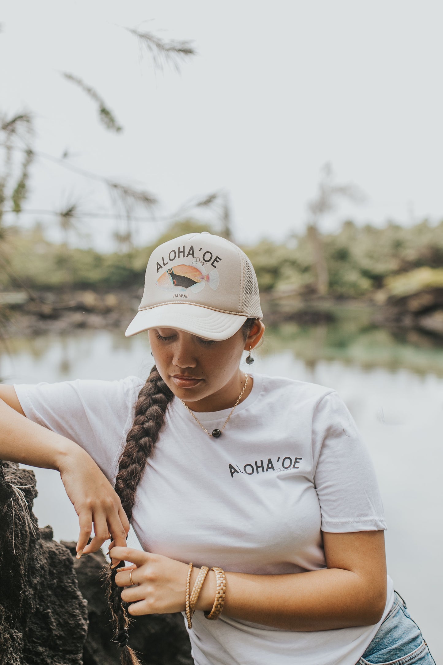 Humuhumunukunukuapua’a Trucker Hat by Aloha ‘Oe Designs