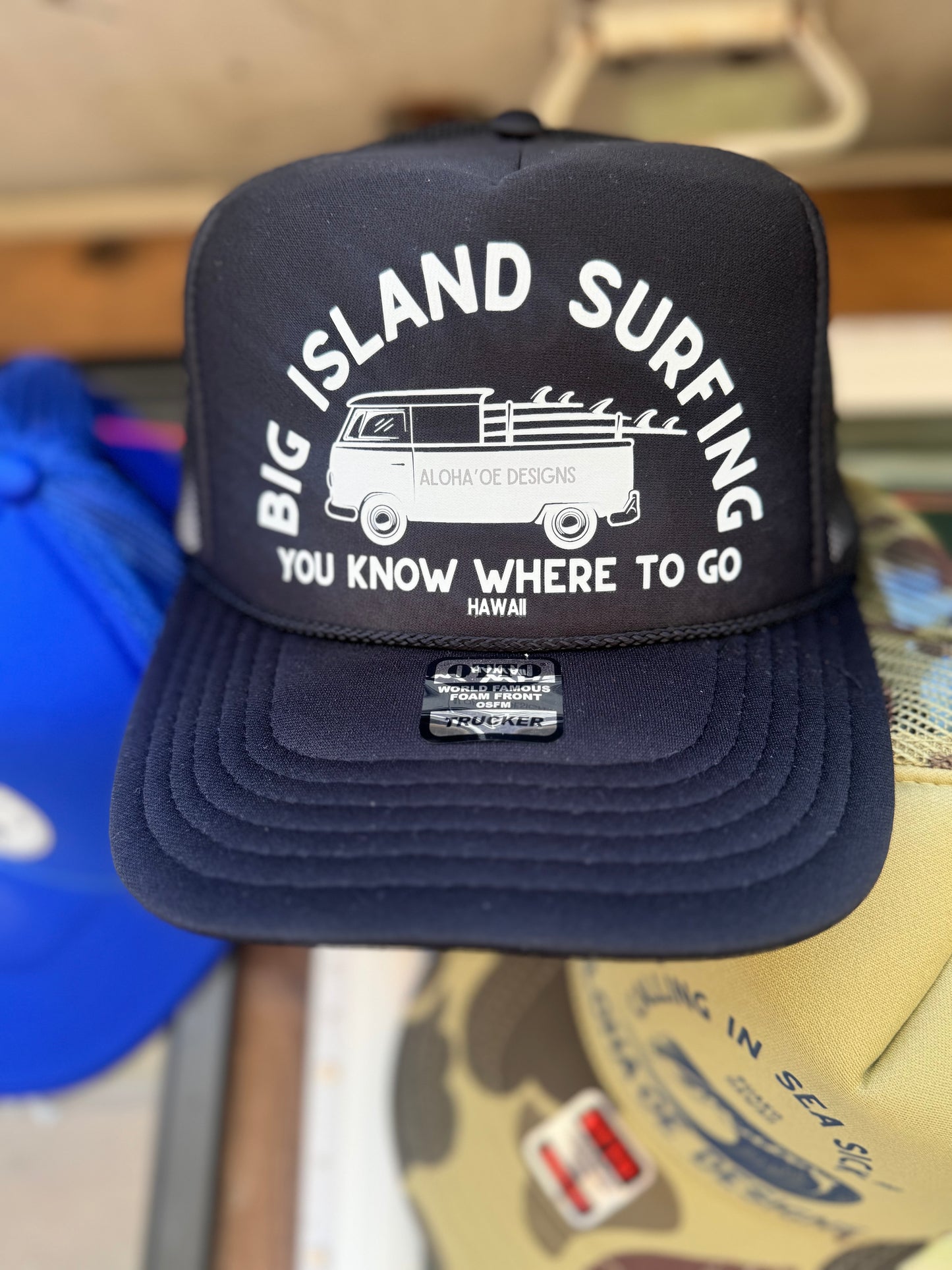 Big Island Surfing Aloha ‘Oe Trucker Hat