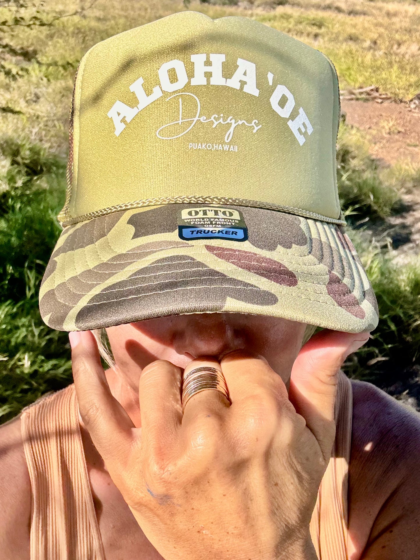 Aloha ‘Oe Designs Puako, Hawaii Trucker Hat