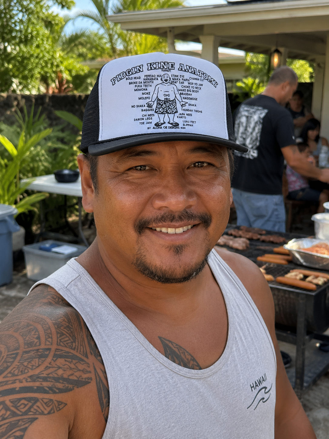 Pidgin Kine Anatomy Trucker Hat