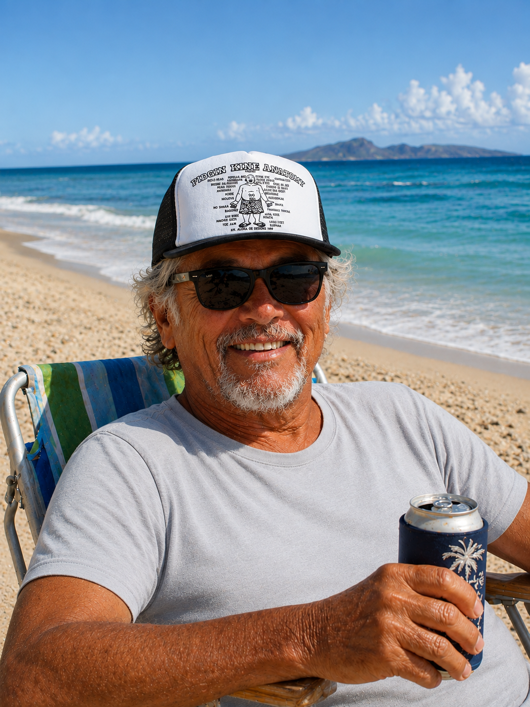 Pidgin Kine Anatomy Trucker Hat
