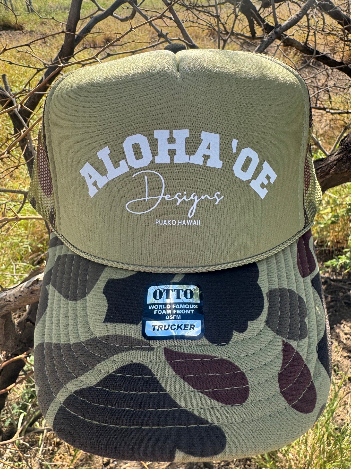 Aloha ‘Oe Designs Puako, Hawaii Trucker Hat