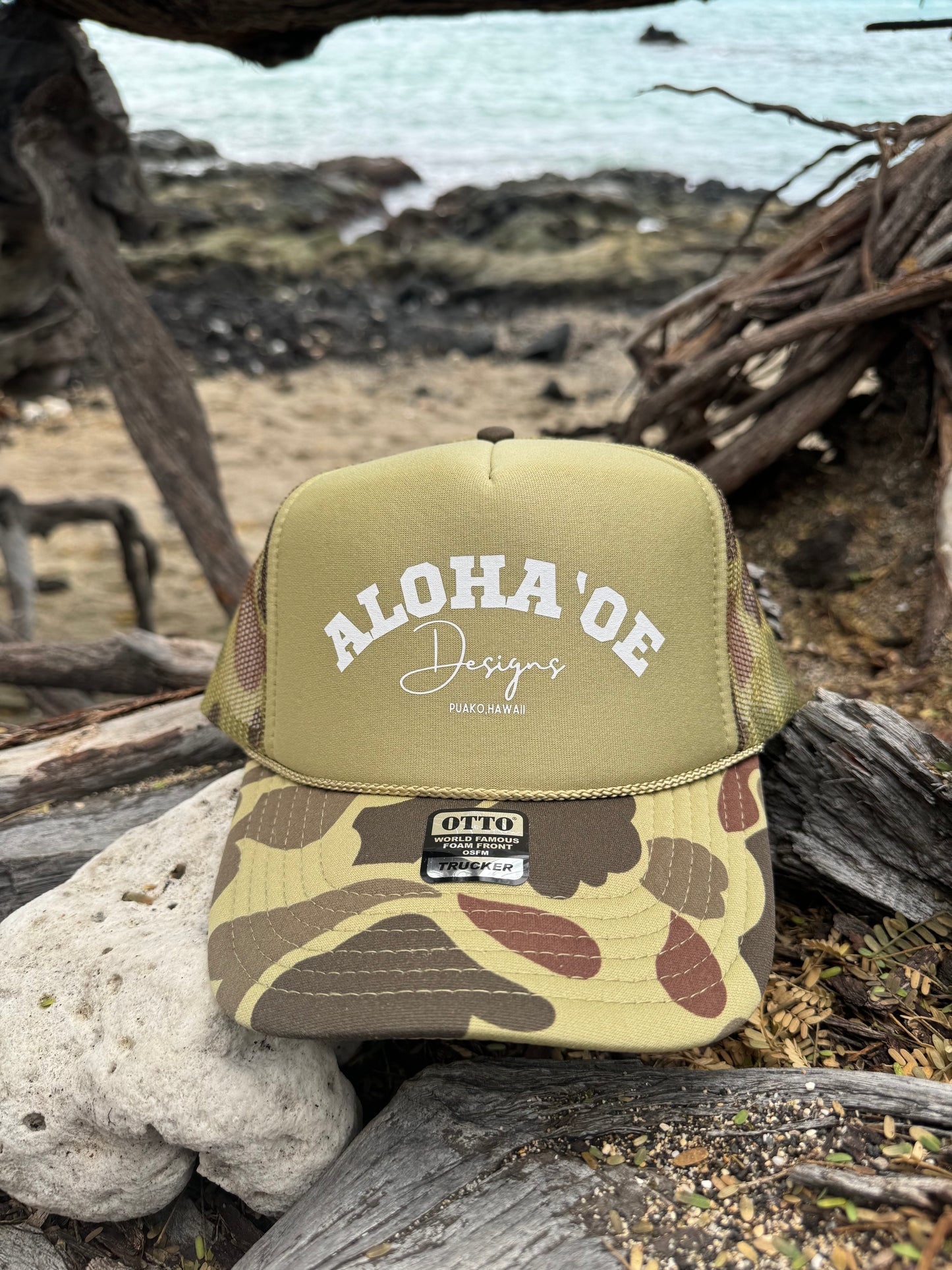 Aloha ‘Oe Designs Puako, Hawaii Trucker Hat