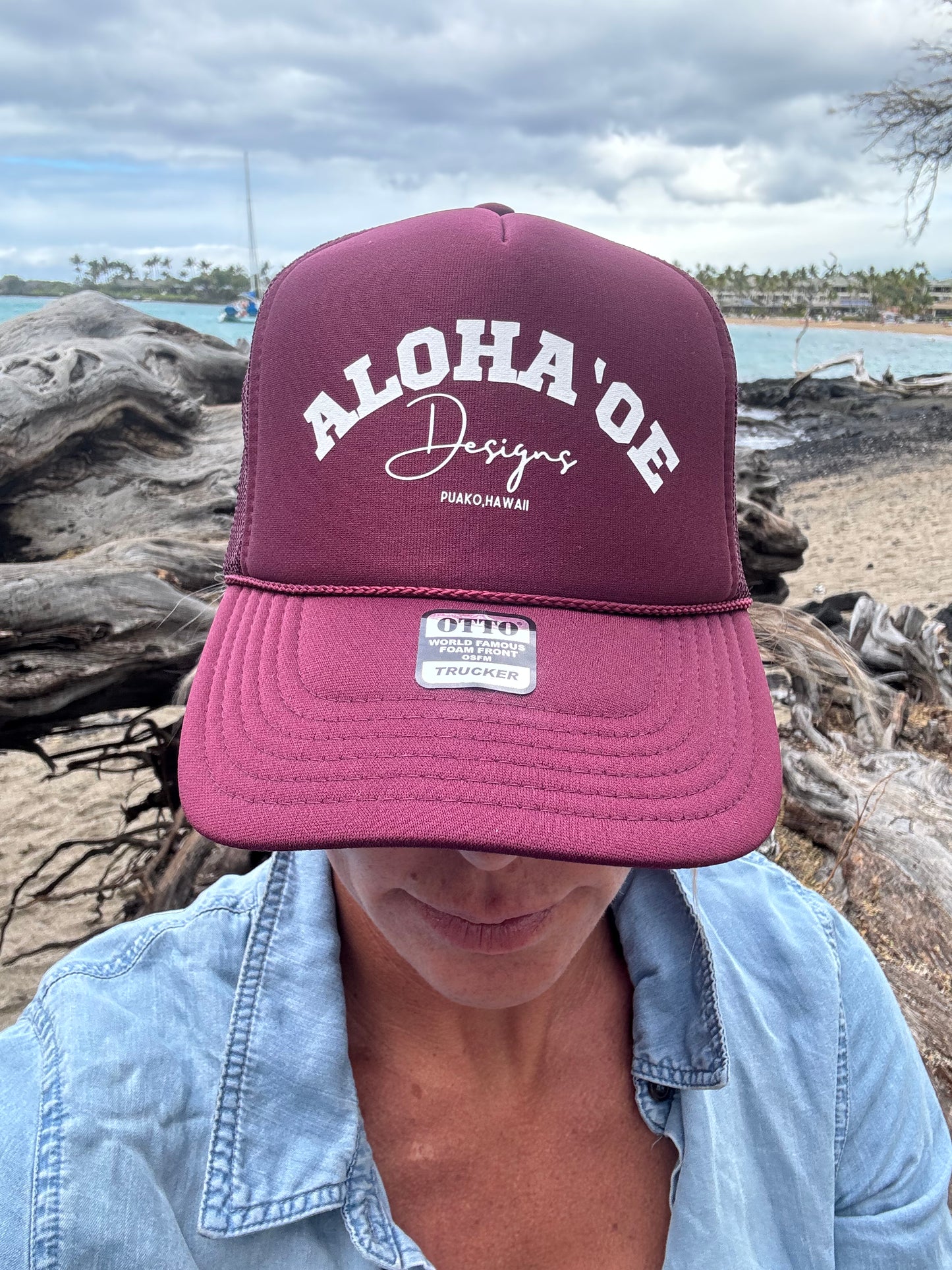 Aloha ‘Oe Designs Puako, Hawaii Trucker Hat