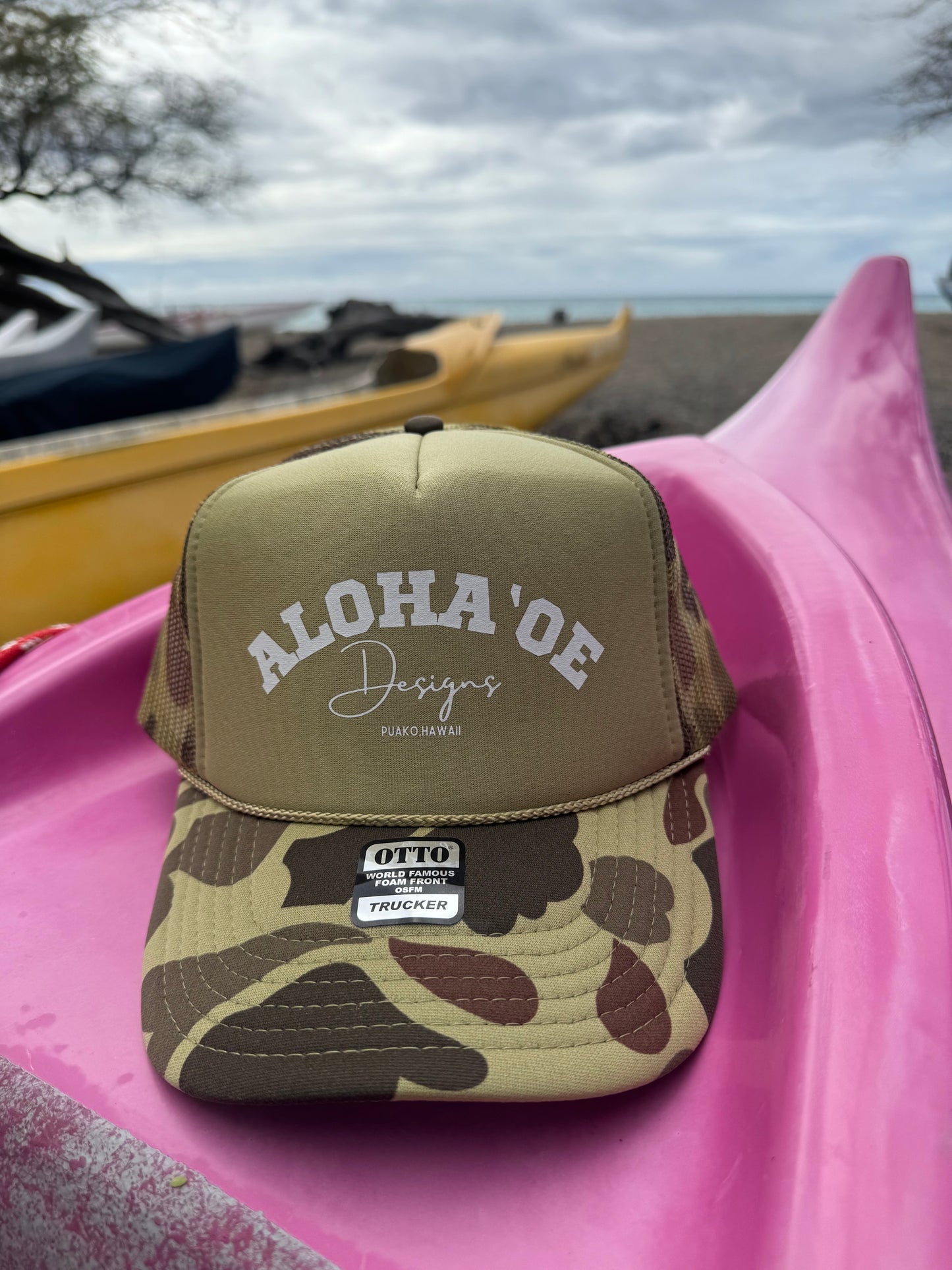 Aloha ‘Oe Designs Puako, Hawaii Trucker Hat